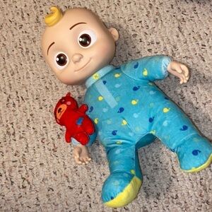 Cocomelon Musical JJ Plush Doll - Press Tummy to Sing Bedtime Song Clips T3
